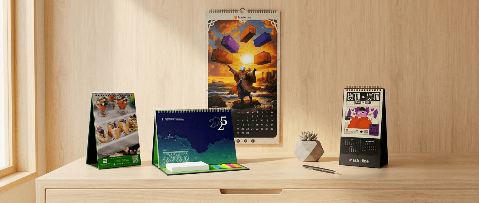 Calendarios y almanaques corporativos personalizados Graficov