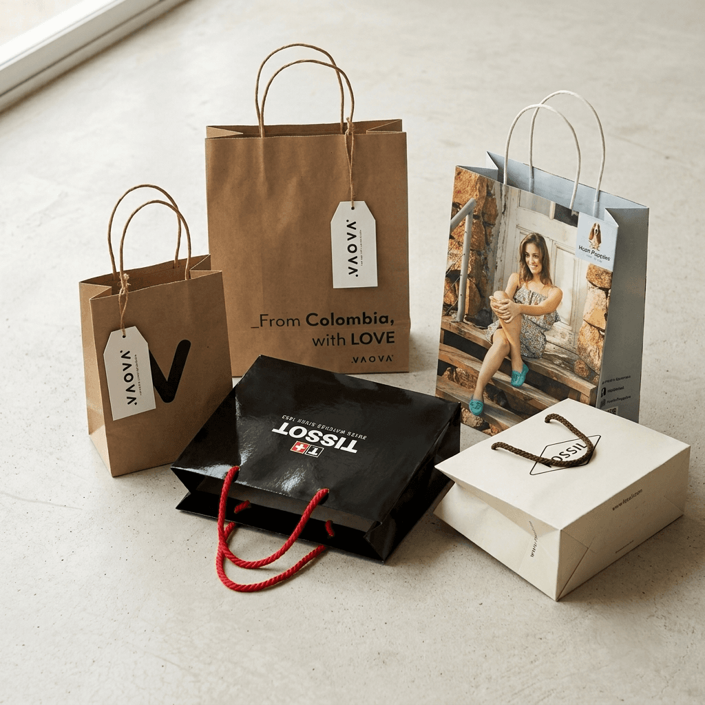 Bolsas boutique de papel